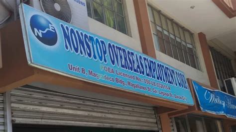 Nonstop Overseas Employment Corp Butuan Branch .